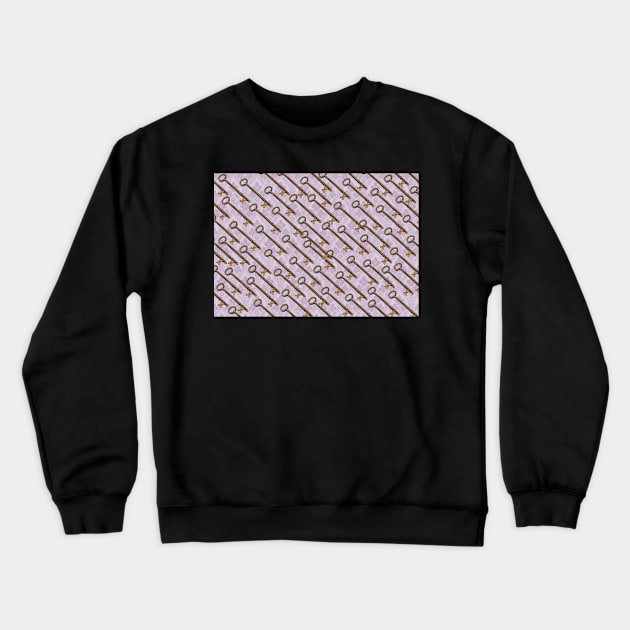 it's raining keys lavender Crewneck Sweatshirt by lovefromsirius